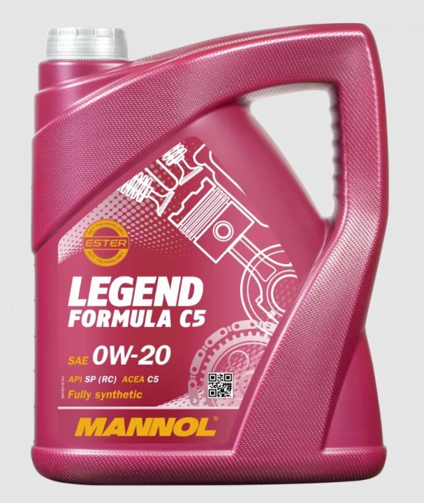 Mannol LEGEND Formula C5 SAE 0W20 5л синт. / 7921 (79215) Mannol LEGEND Formula C5 SAE 0W20 5л синт. / 7921 (79215)